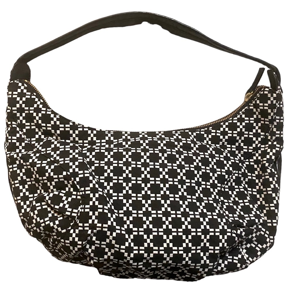 SIGRED OLSEN HOBO black & white gold hardware bag purse handbag NWT